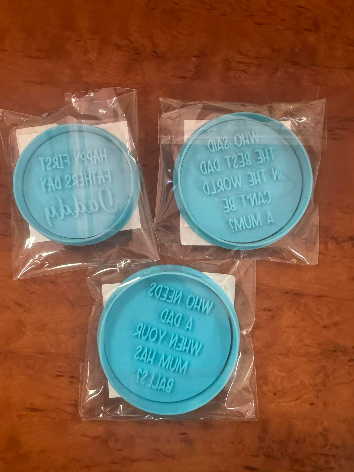 **MARKET STOCK SALE** Father's Day Sayings (ONE ONLY) 3 items