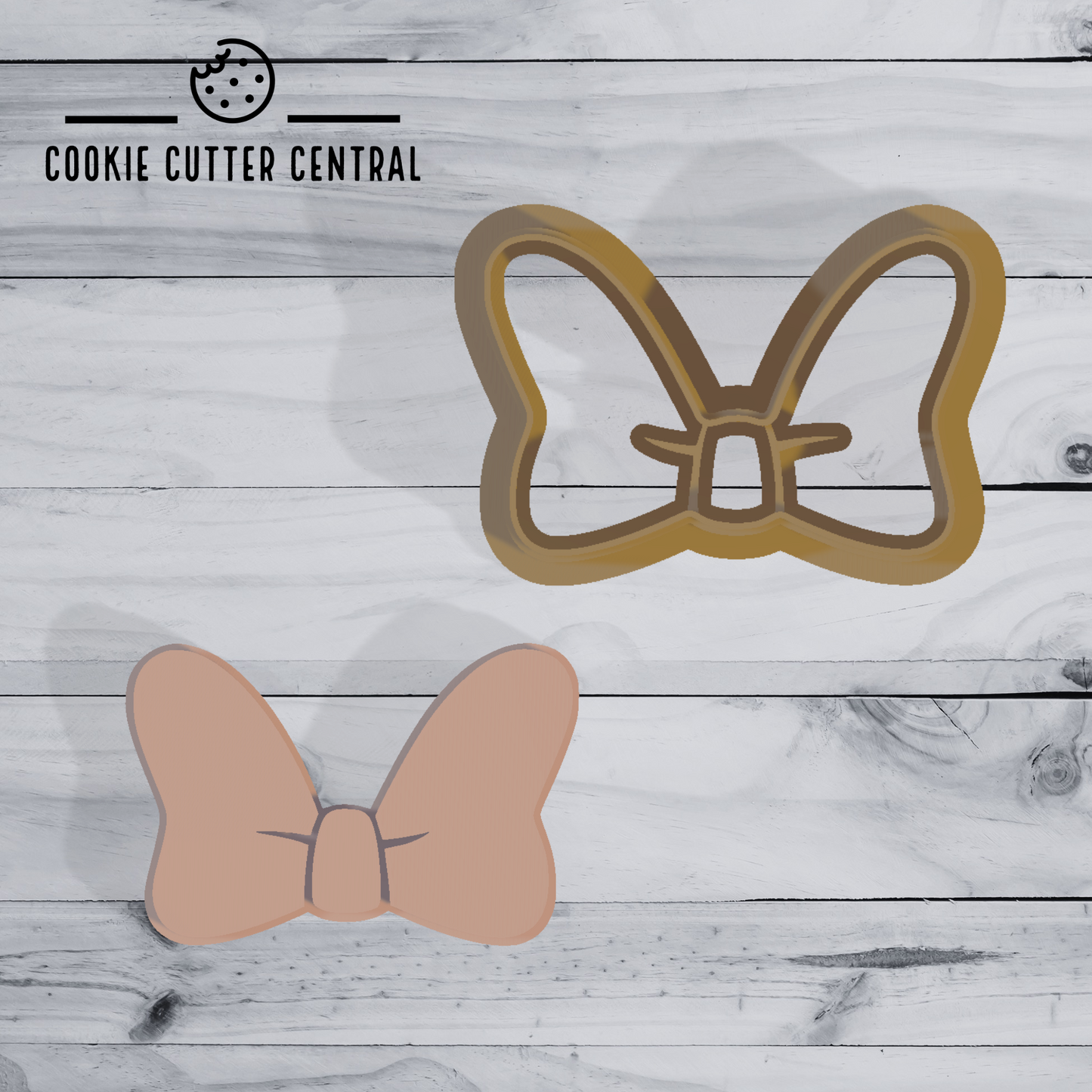 Minnie Mouse Bow Imprint Cutter - 5.3cm x 3.4cm