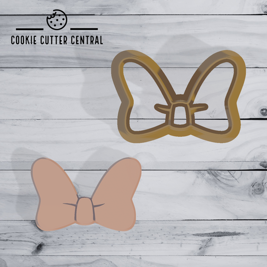 Minnie Mouse Bow Imprint Cutter - 5.3cm x 3.4cm