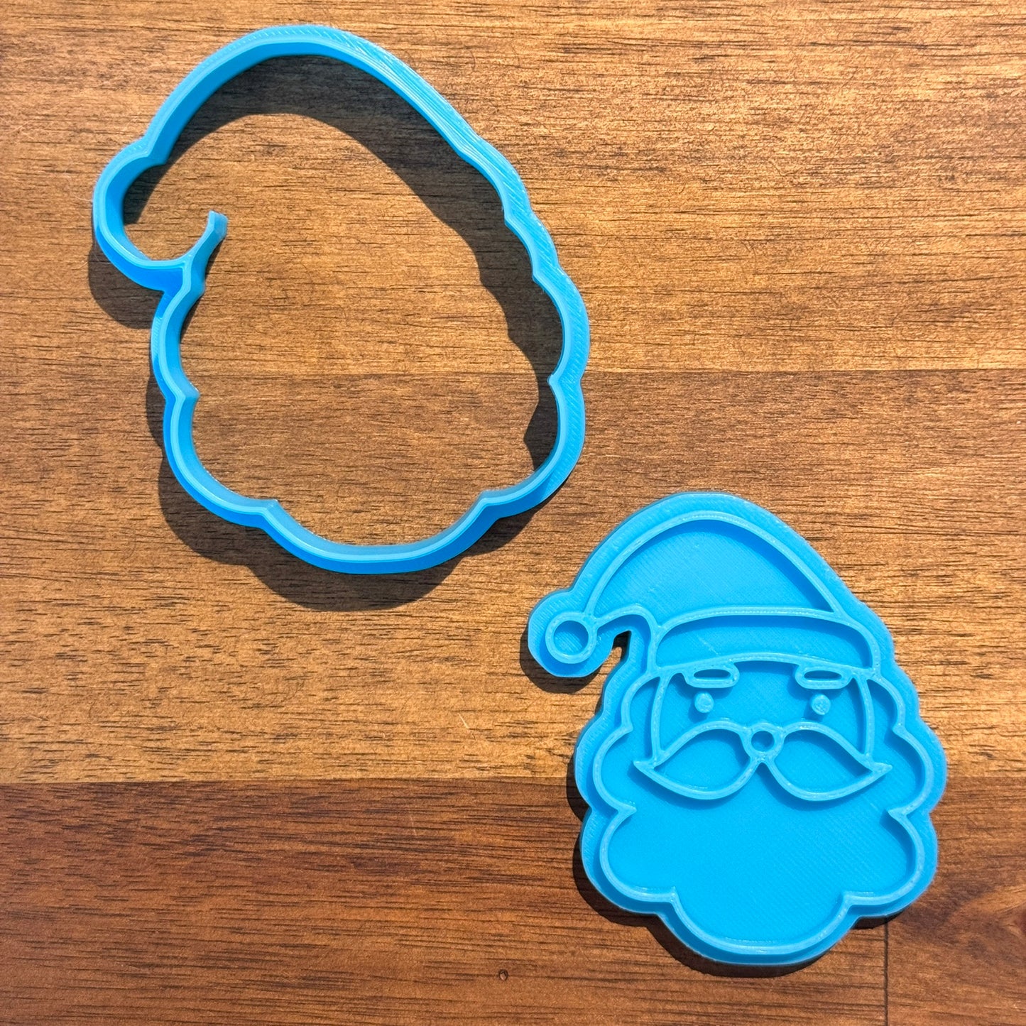 Santa Cookie Cutter and Embosser 7.4cm x 6.5cm