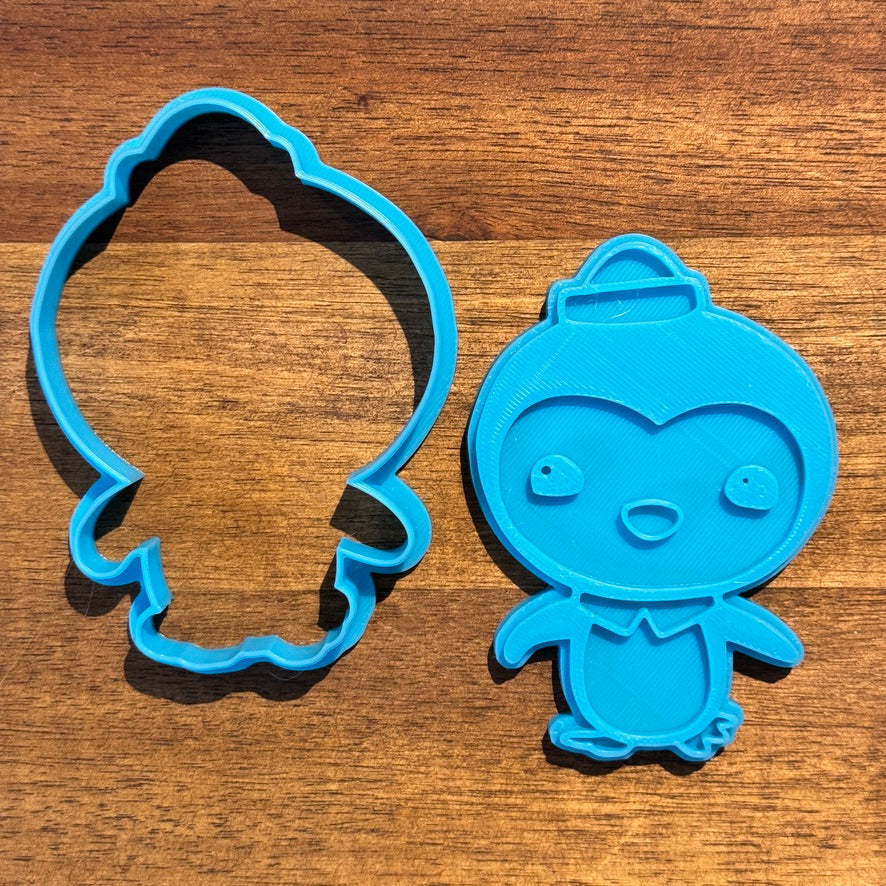 Octonauts - Peso Penguin Cookie Cutter and Embosser - 9.6cm x 6.6cm