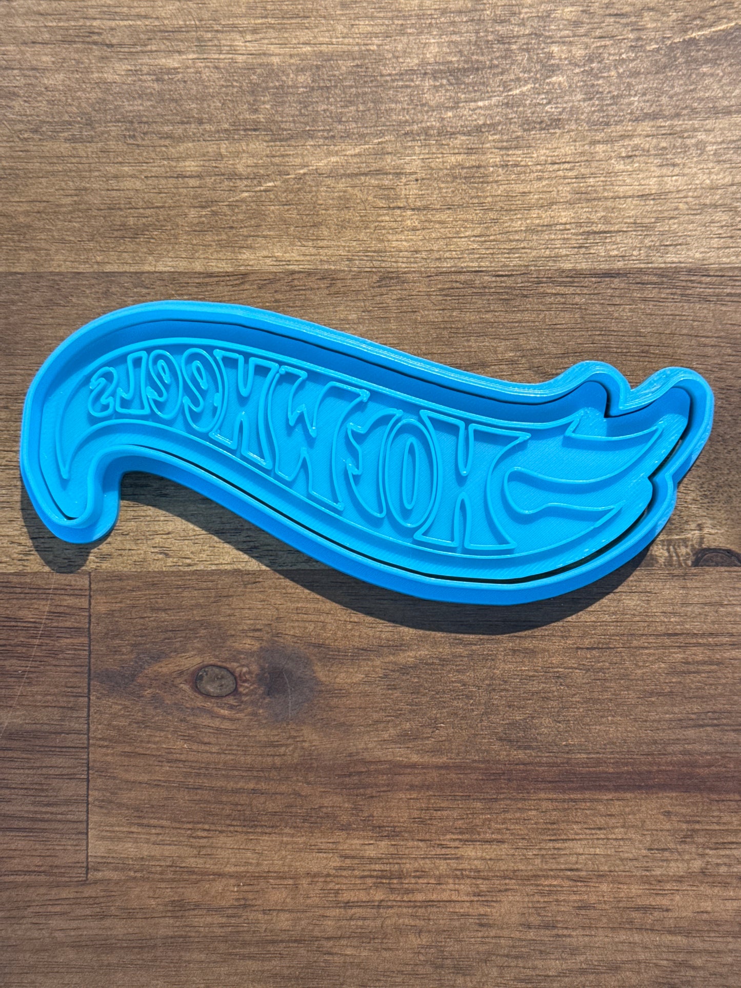 Hot Wheels Logo Cookie Cutter and Embosser - 4.9cm x 13.3cm