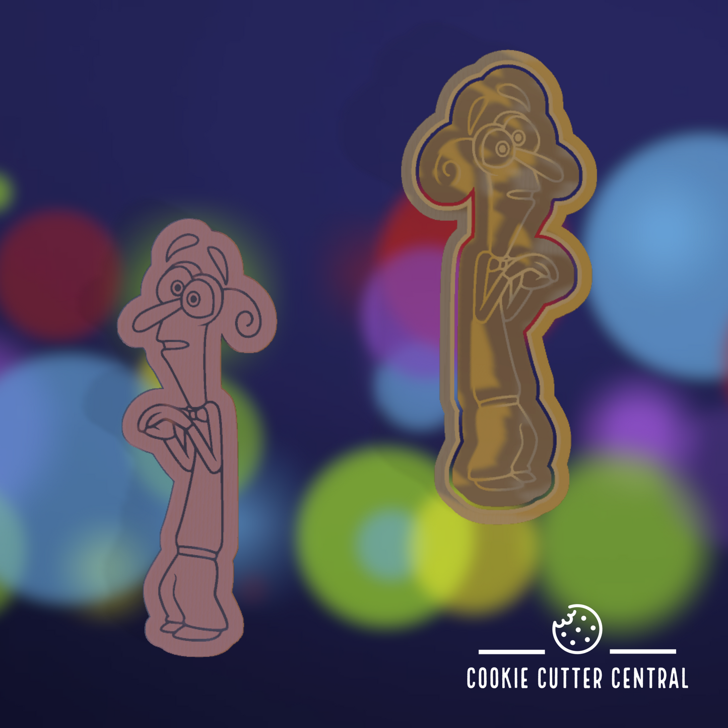 Disney Inside Out Fear Cookie Cutter and Embosser - 12.2cm x 4.5cm