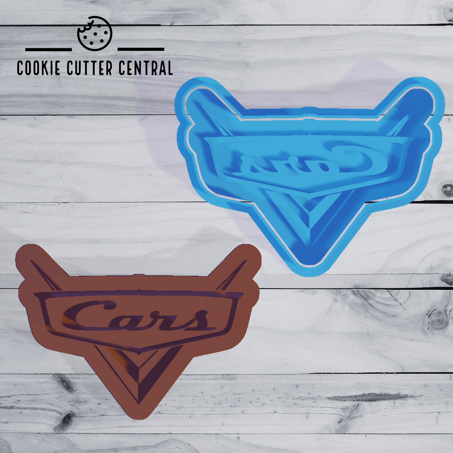 Disney Pixar Cars Logo Cookie Cutter and Embosser - 7.5cm x 10.5cm