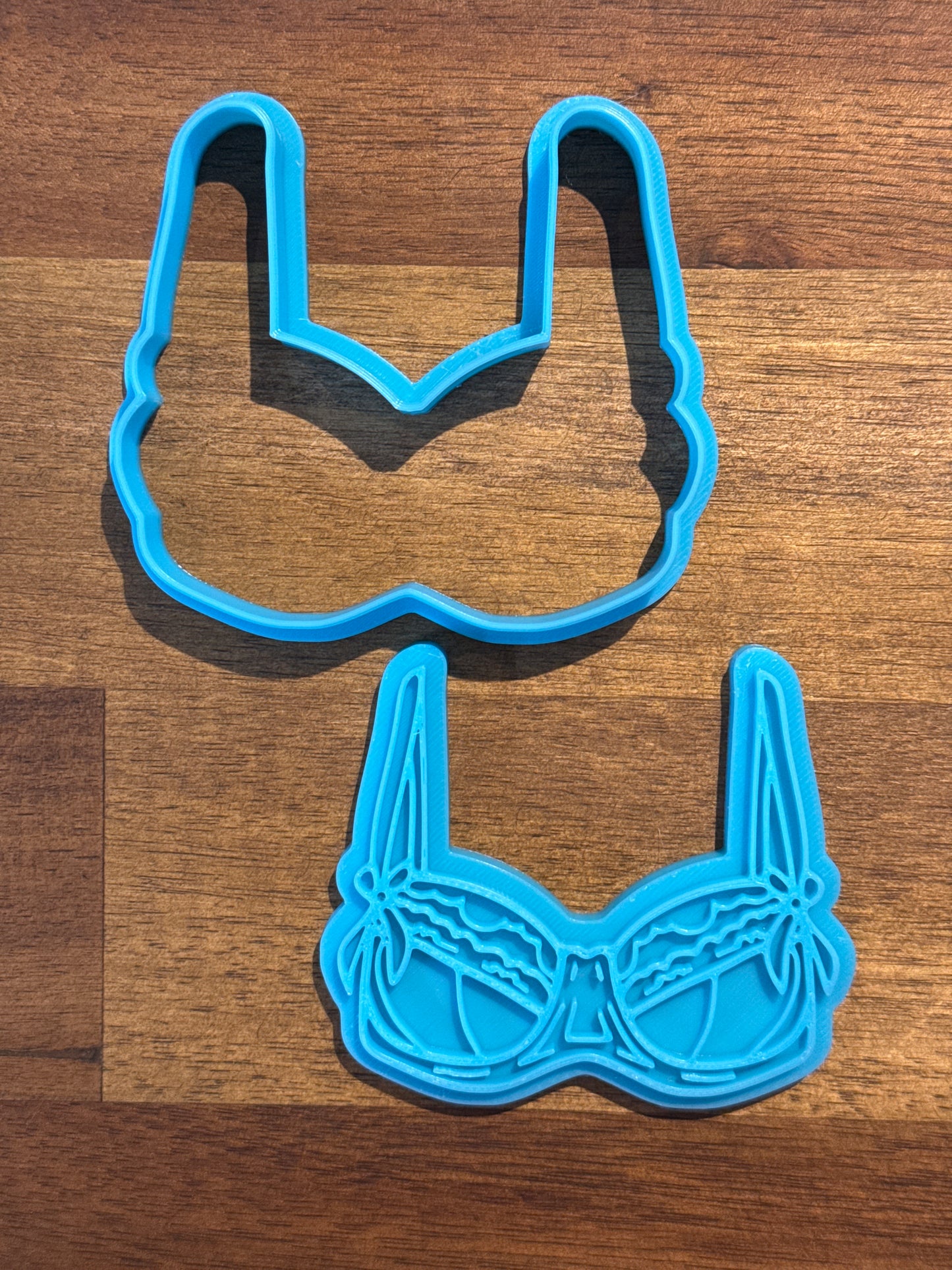 Bra (Design 3) Cookie Cutter and Embosser - 7cm x 8.1cm