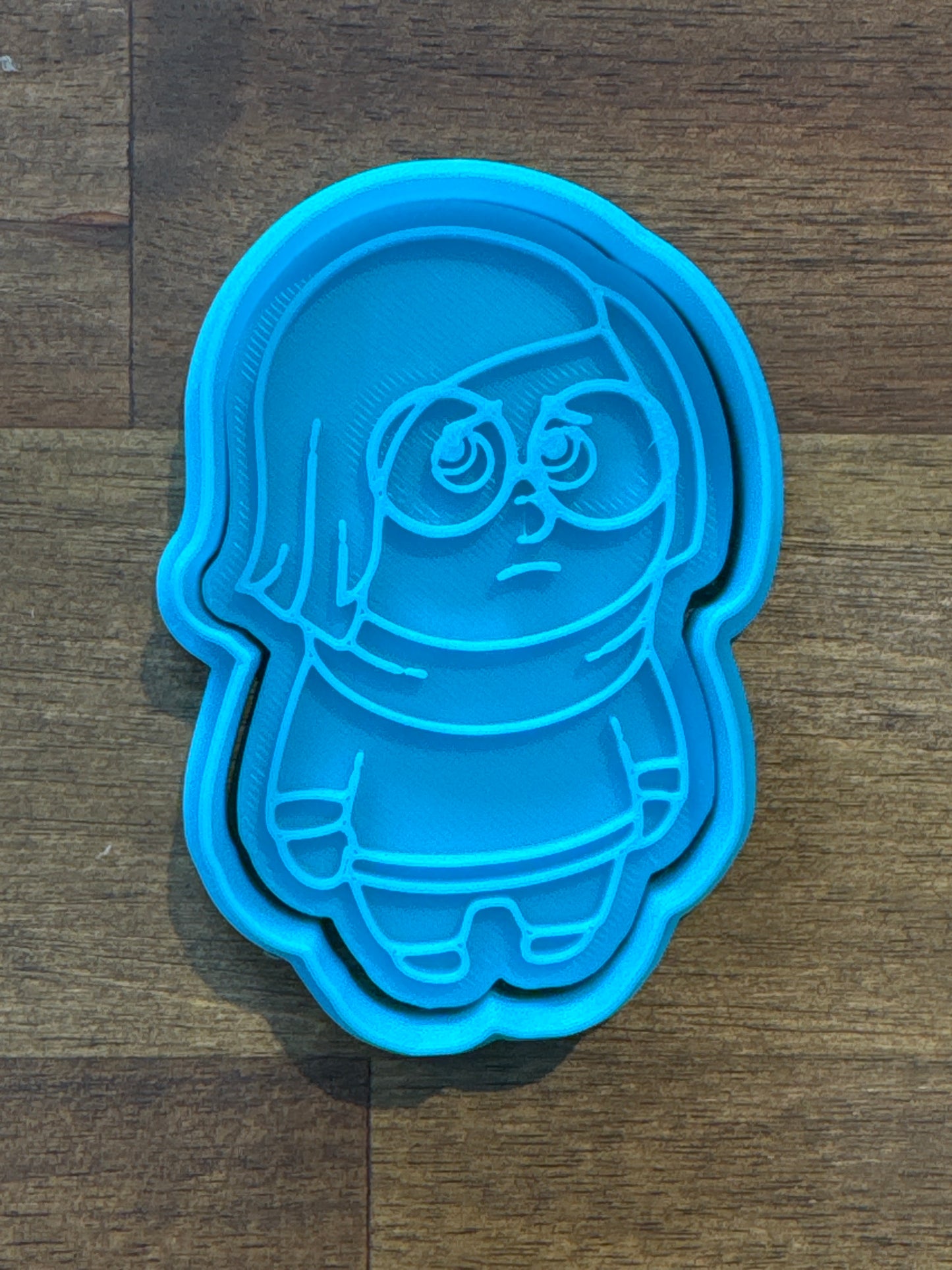 Disney Inside Out Sadness Cookie Cutter and Embosser - 8cm x 5.4cm