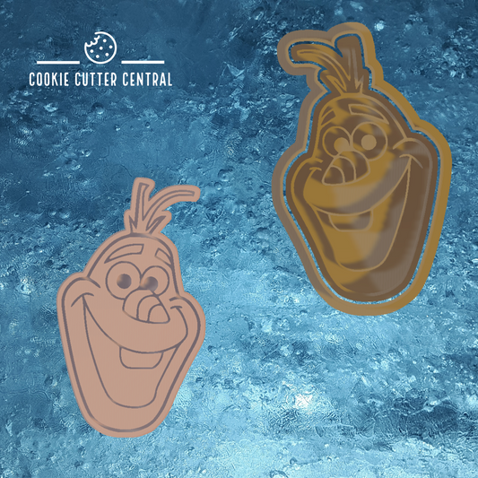Disney Frozen 2 - Olaf Cookie Cutter and Embosser - 9.4cm x 5.4cm