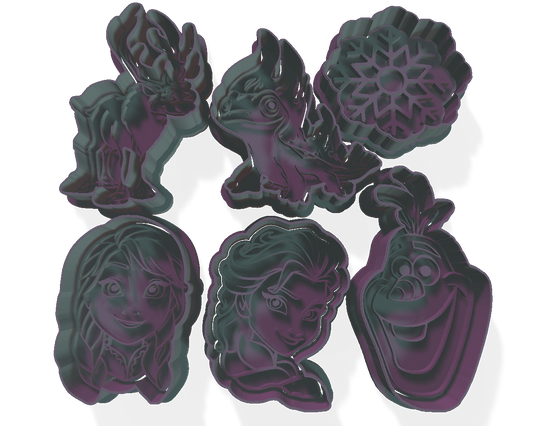 Disney Frozen 2 Cookie Cutter and Embosser Set