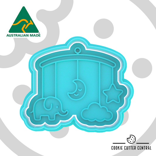 Baby Mobile Cookie Cutter and Embosser - 6.1cm x 7.4cm