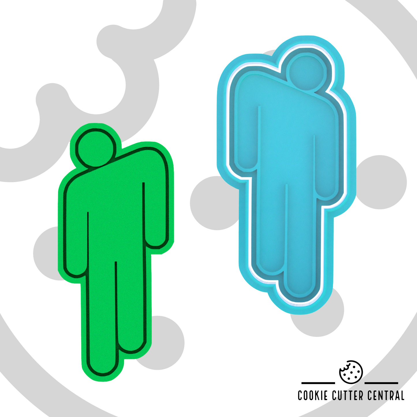 Billie Eilish Blohsh Cookie Cutter and Embosser - 9.9cm x 4.5cm