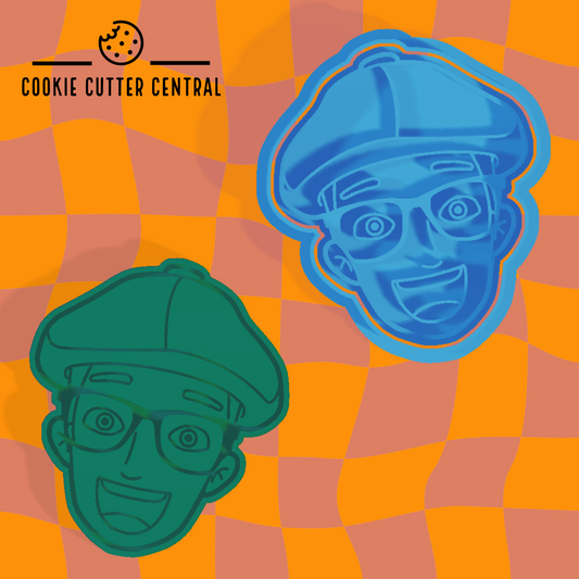 Blippi Cookie Cutter and Embosser - 8.6cm x 7.5cm