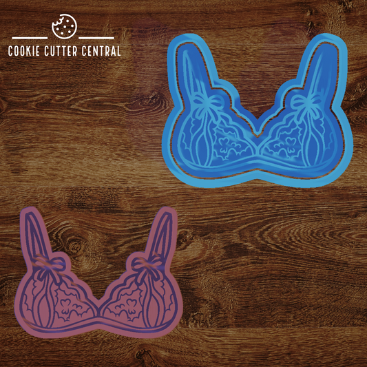 Bra (Design 2) Cookie Cutter and Embosser - 6.5cm x 8.3cm