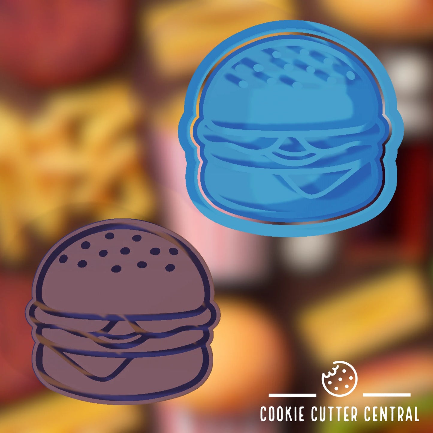 Father's Day Fast Food Cookie Cutter and Embosser Set