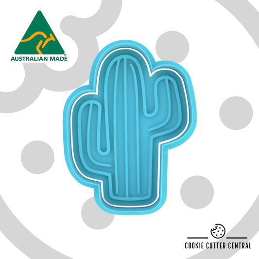 Cactus Cookie Cutter and Embosser  - 8.1cm x 6cm
