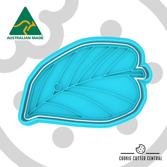 Caterpillar Leaf Cookie Cutter and Embosser - 5.3cm x 8.2cm