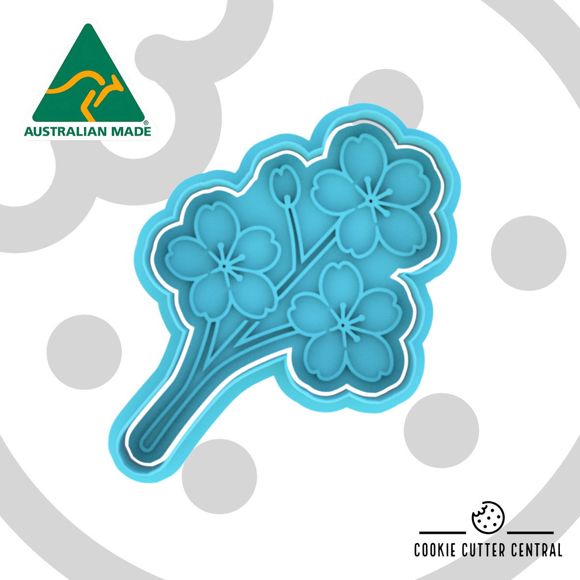 Chinese New Year - Cherry Blossom Cookie Cutter and Embosser - 9.4cm x 6.2cm