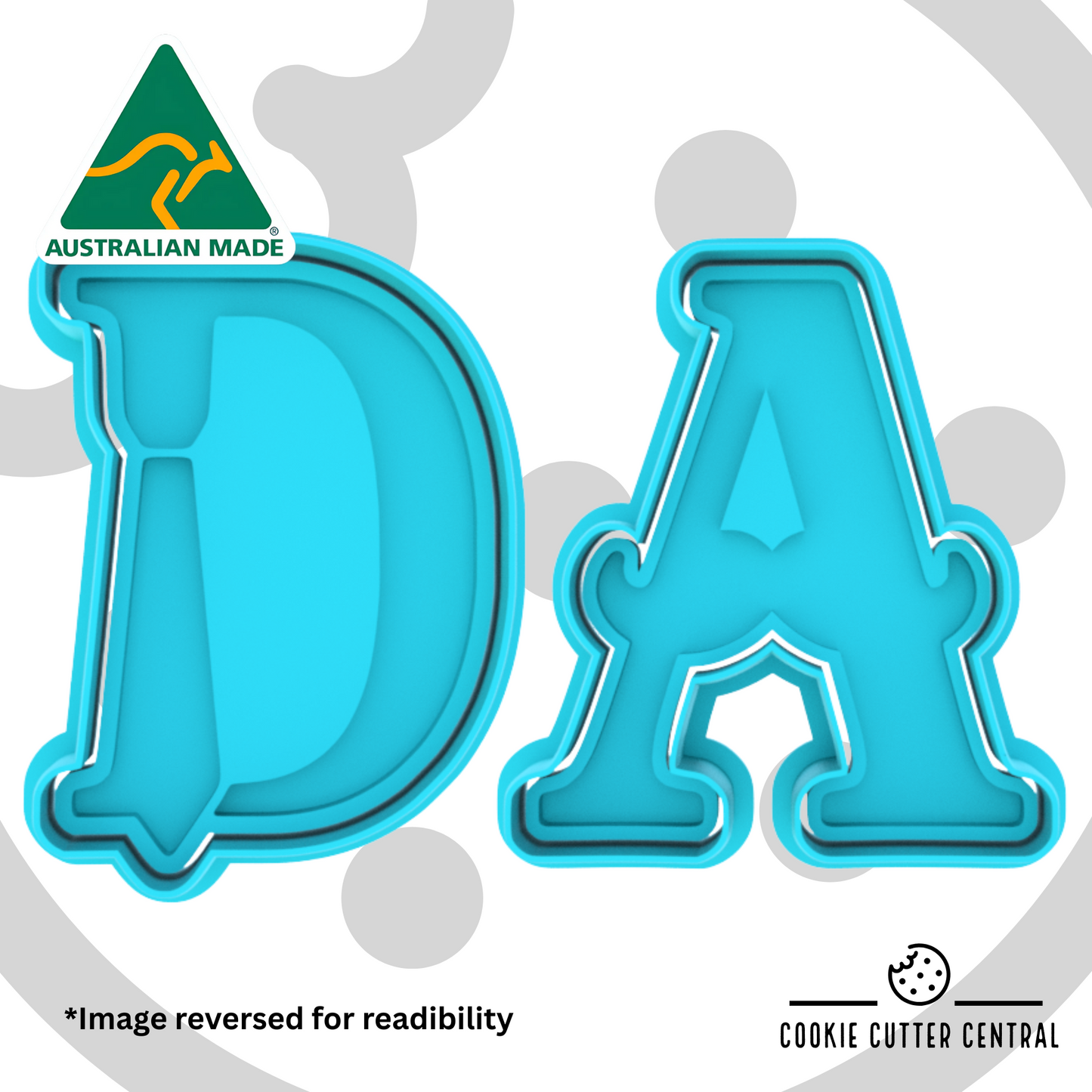 DAD Cookie Cutter and Debosser Set - 8cm