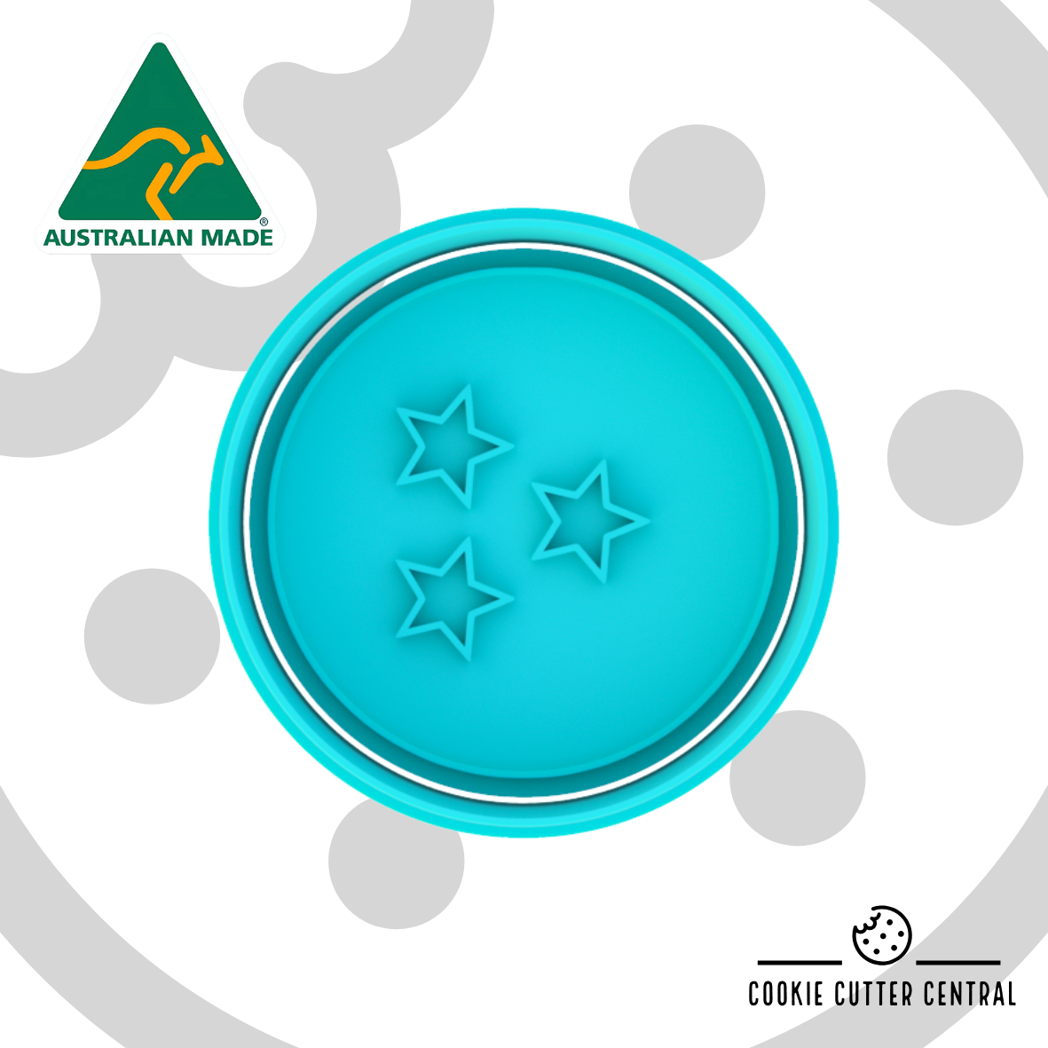 Dragonball Cookie Cutter and Embosser - 6.5cm Round