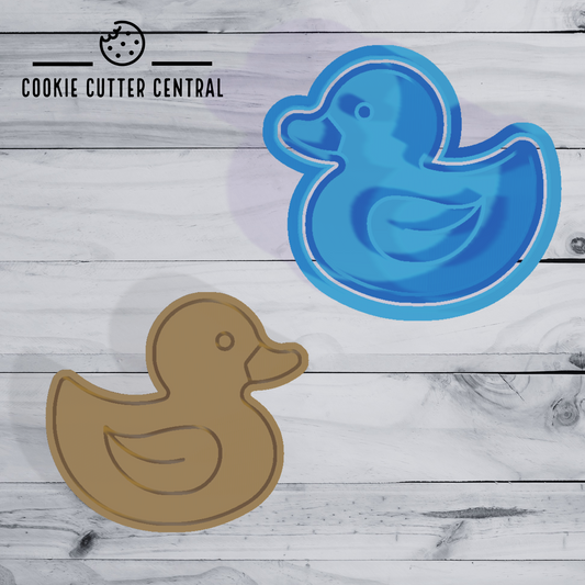 Rubber Duck Cookie Cutter and Embosser - 6.8cm x 7.4cm