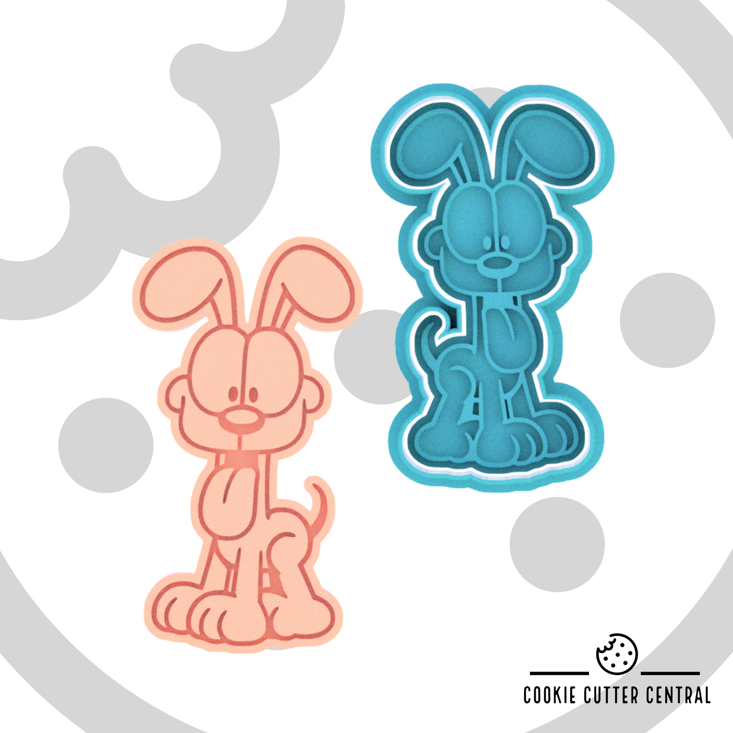 Garfield - Odie Cookie Cutter and Embosser - 9.4cm x 5.1cm