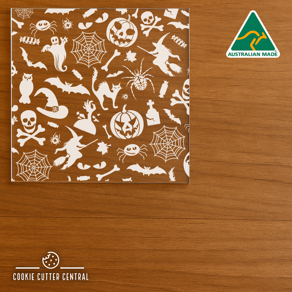 Halloween Theme Acrylic Pattern Plate (OPTION 1)