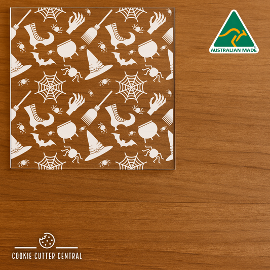Halloween Theme Acrylic Pattern Plate (OPTION 5)