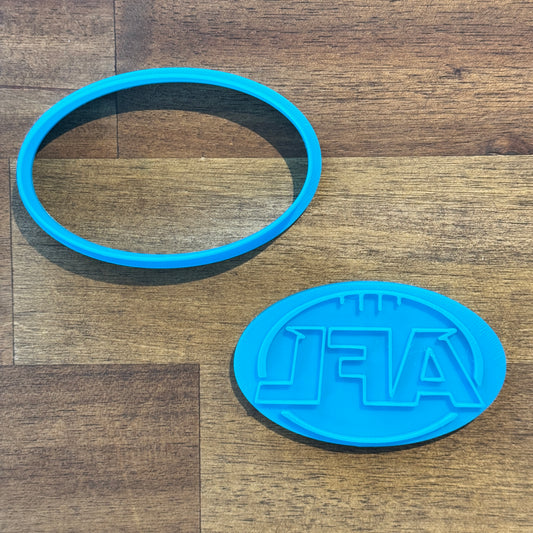 AFL Logo Cookie Cutter and Embosser - 5cm x 8.3cm