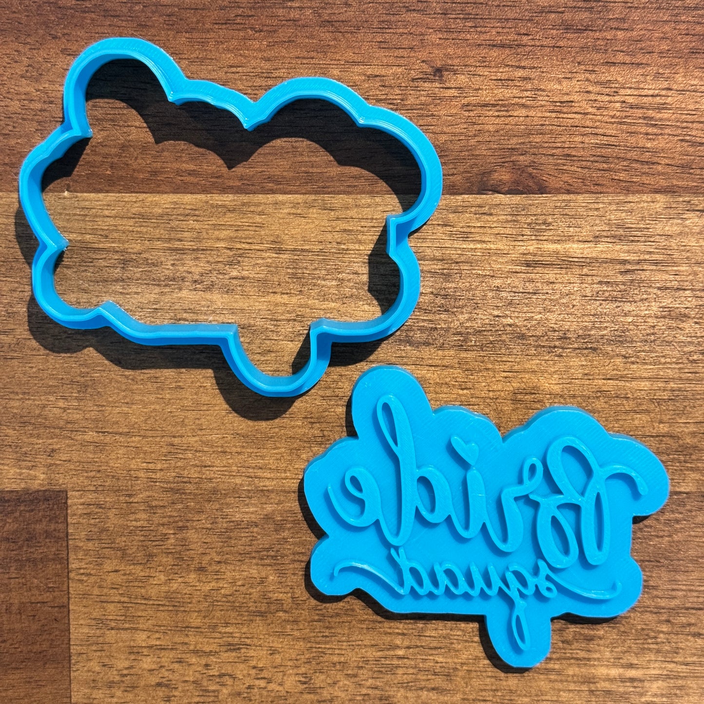 Bride Squad Cookie Cutter and Embosser - 6.5cm x 7.8cm