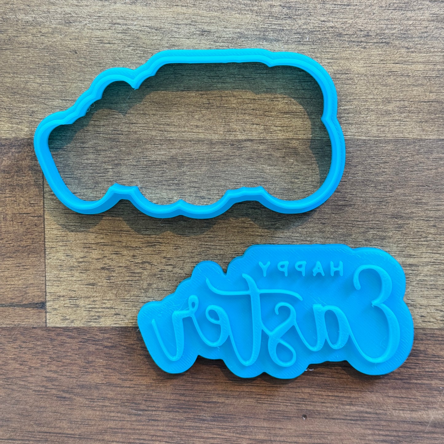 Happy Easter Cookie Cutter and Embosser - 4.5cm x 9.2cm
