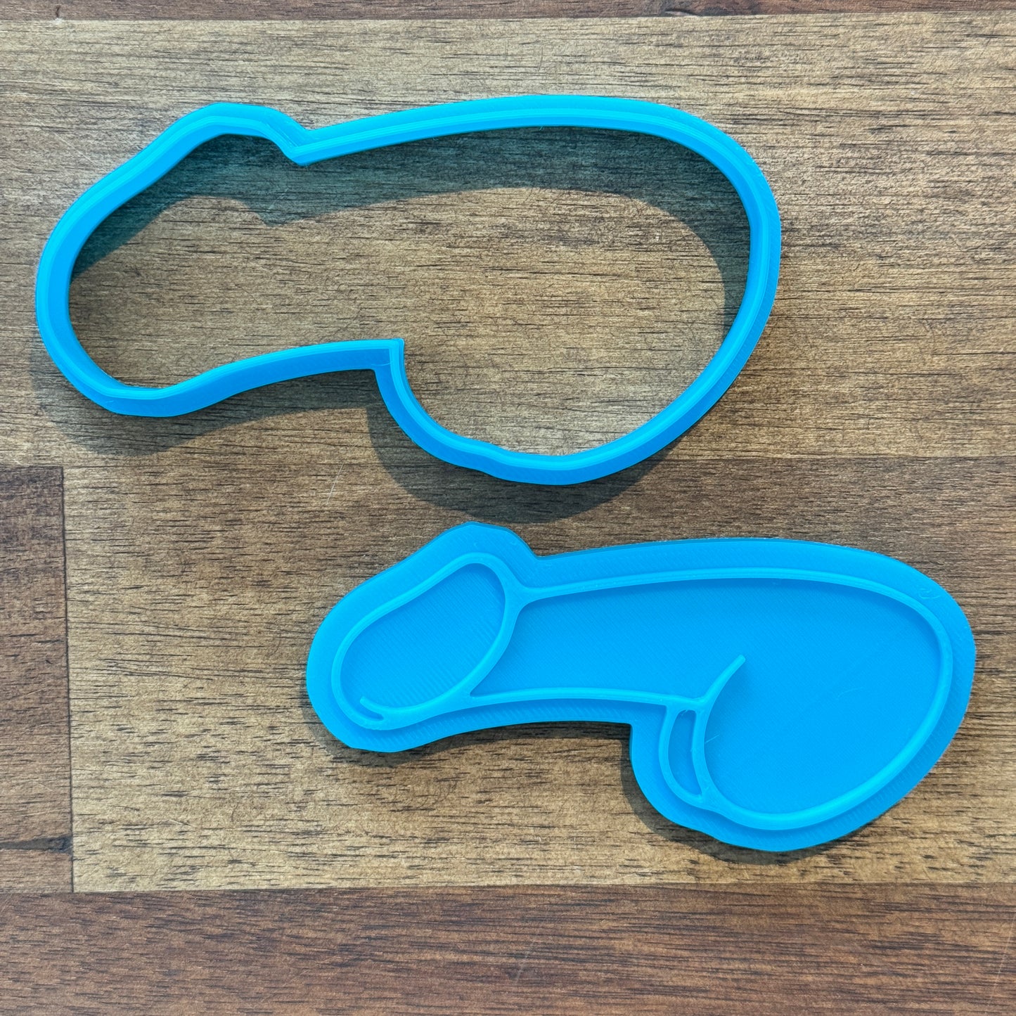Penis Cookie Cutter and Embosser - 4.6cm x 9.6cm