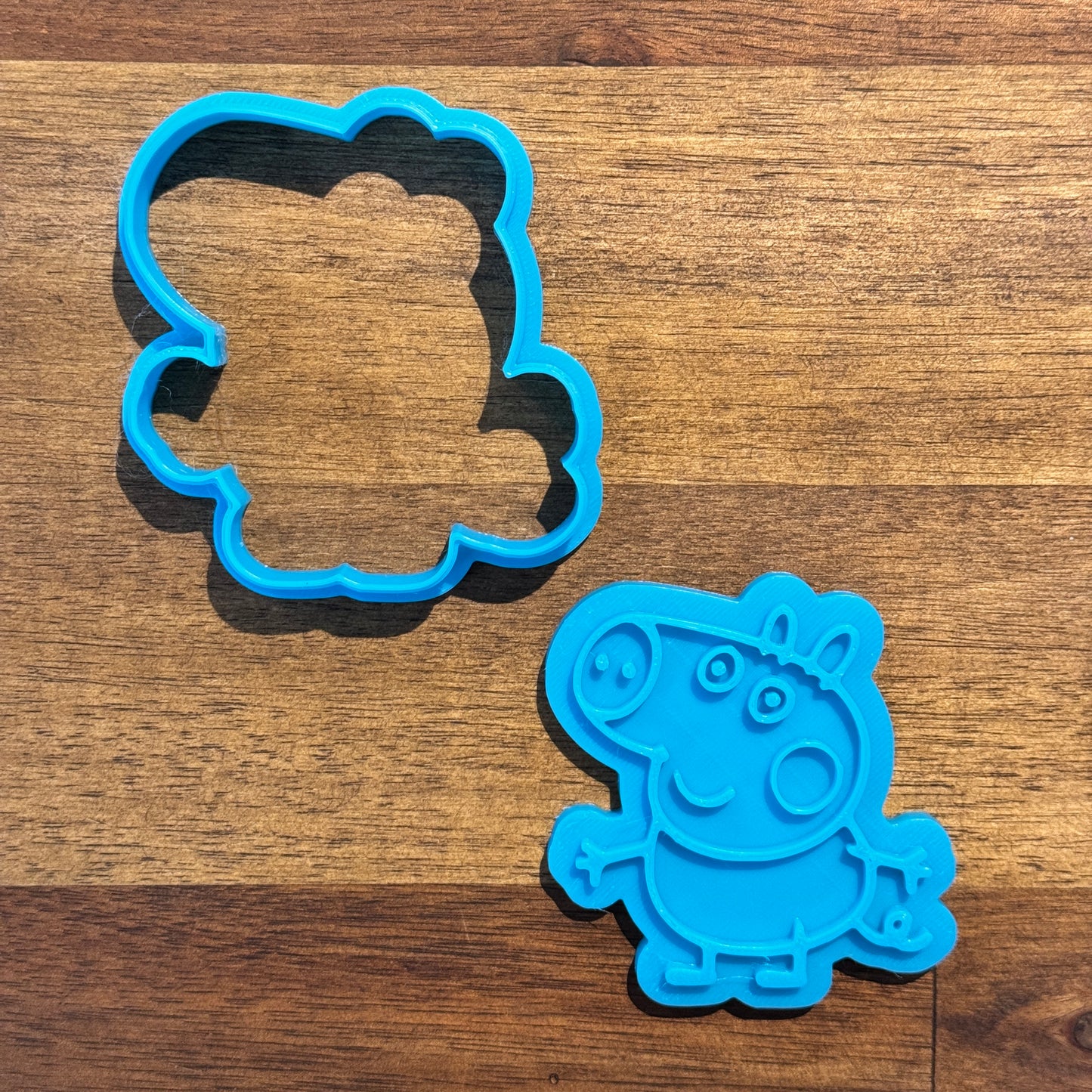George Pig Cookie Cutter and Embosser - 6.9cm x 6.6cm