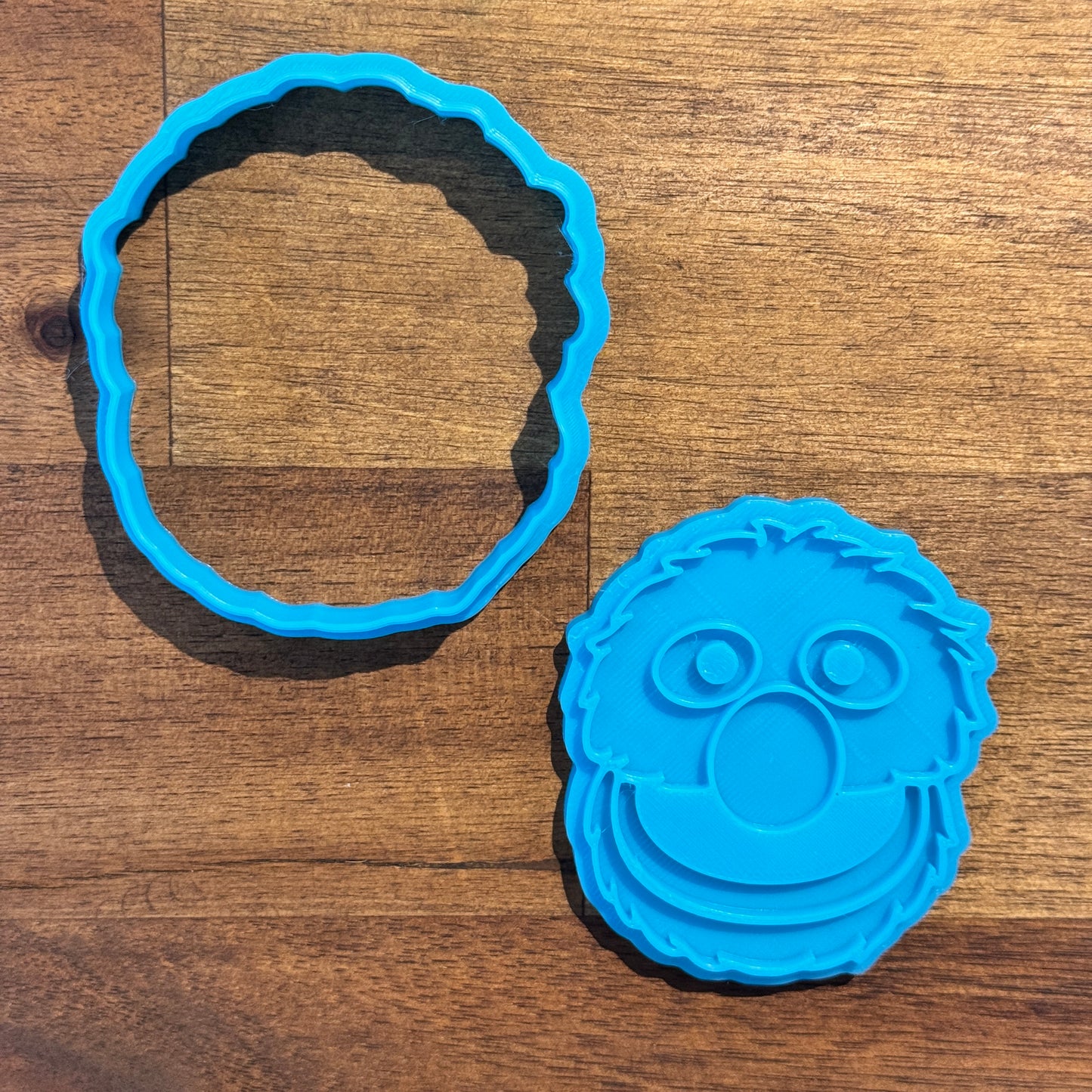 Grover Head Cookie Cutter and Embosser - 6.9cm x 6.1cm