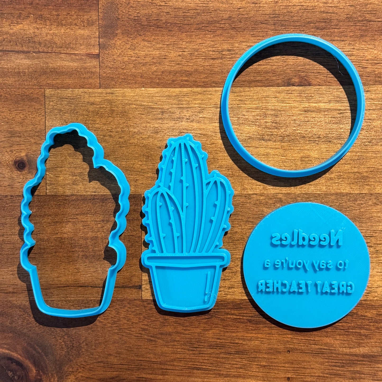 Needles to say you're a great Teacher Cookie Cutter and Embosser Set