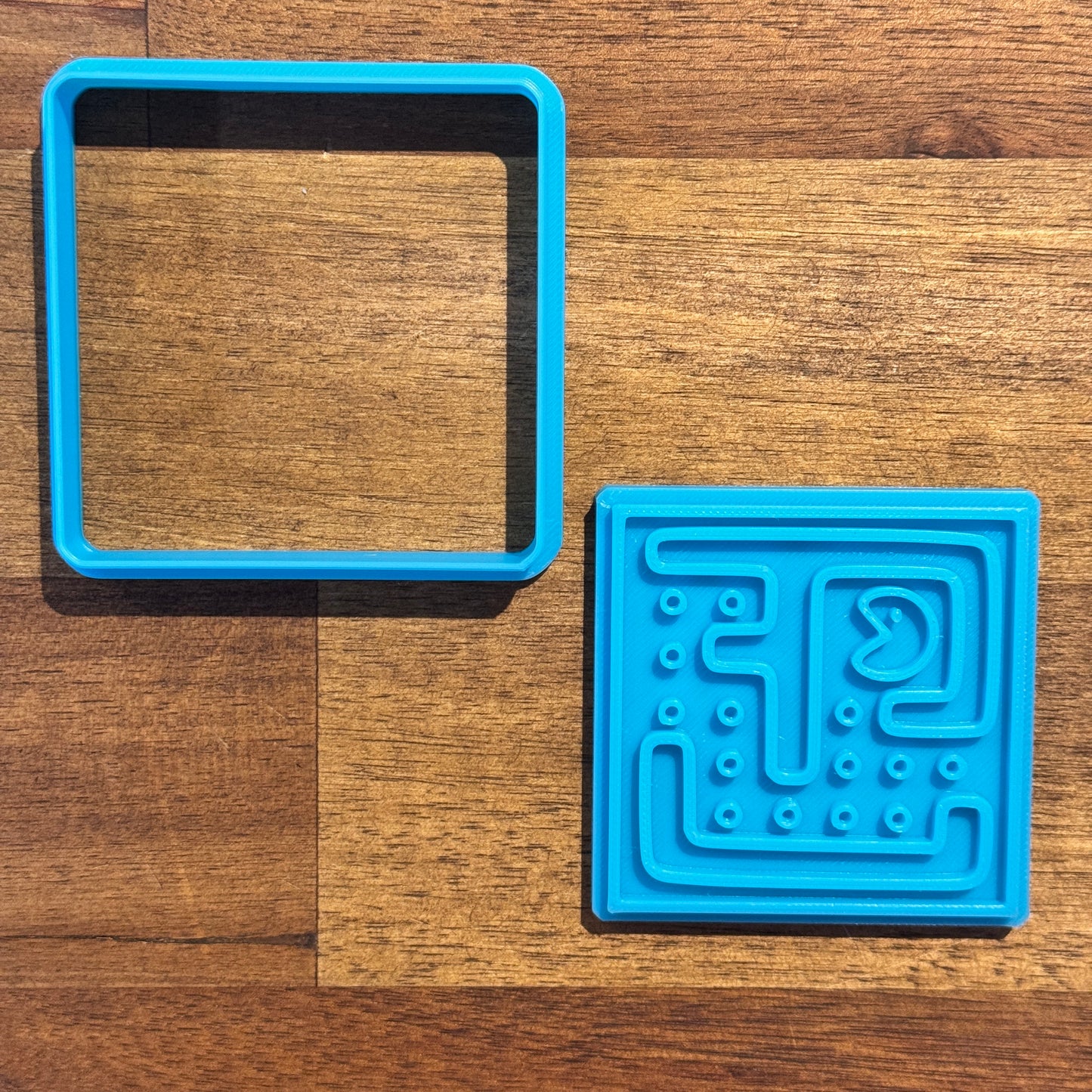 Pac man Cookie Cutter and Embosser - 6.7cm x 6.7cm