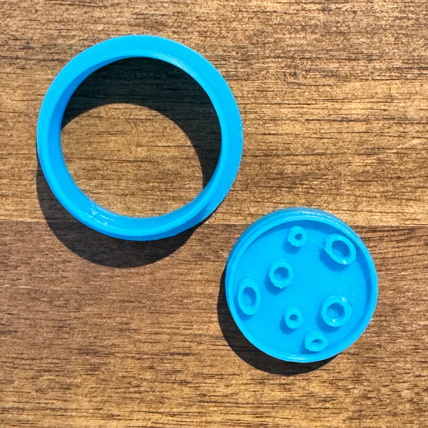 Mini Moon Cookie Cutter and Embosser - 3cm Round