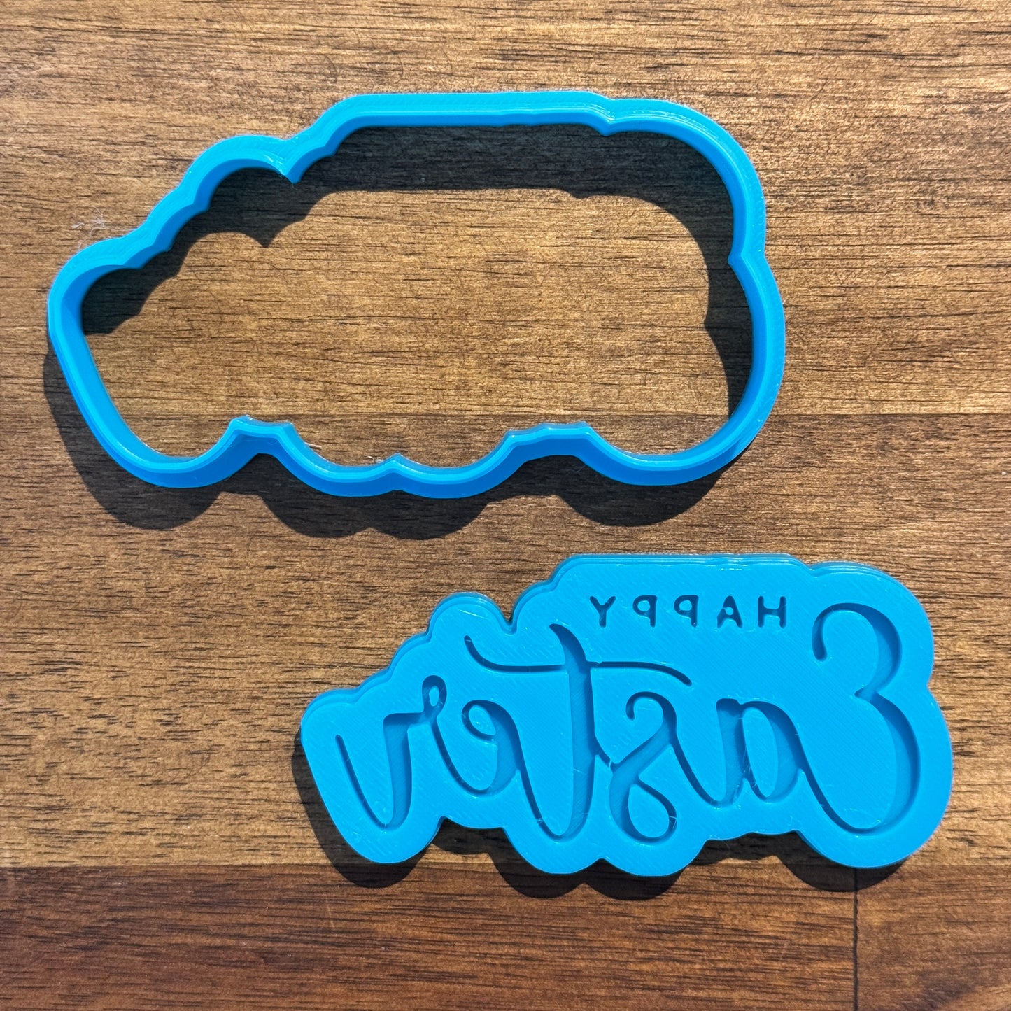 Happy Easter Cookie Cutter and Debosser - 4.5cm x 9.1cm