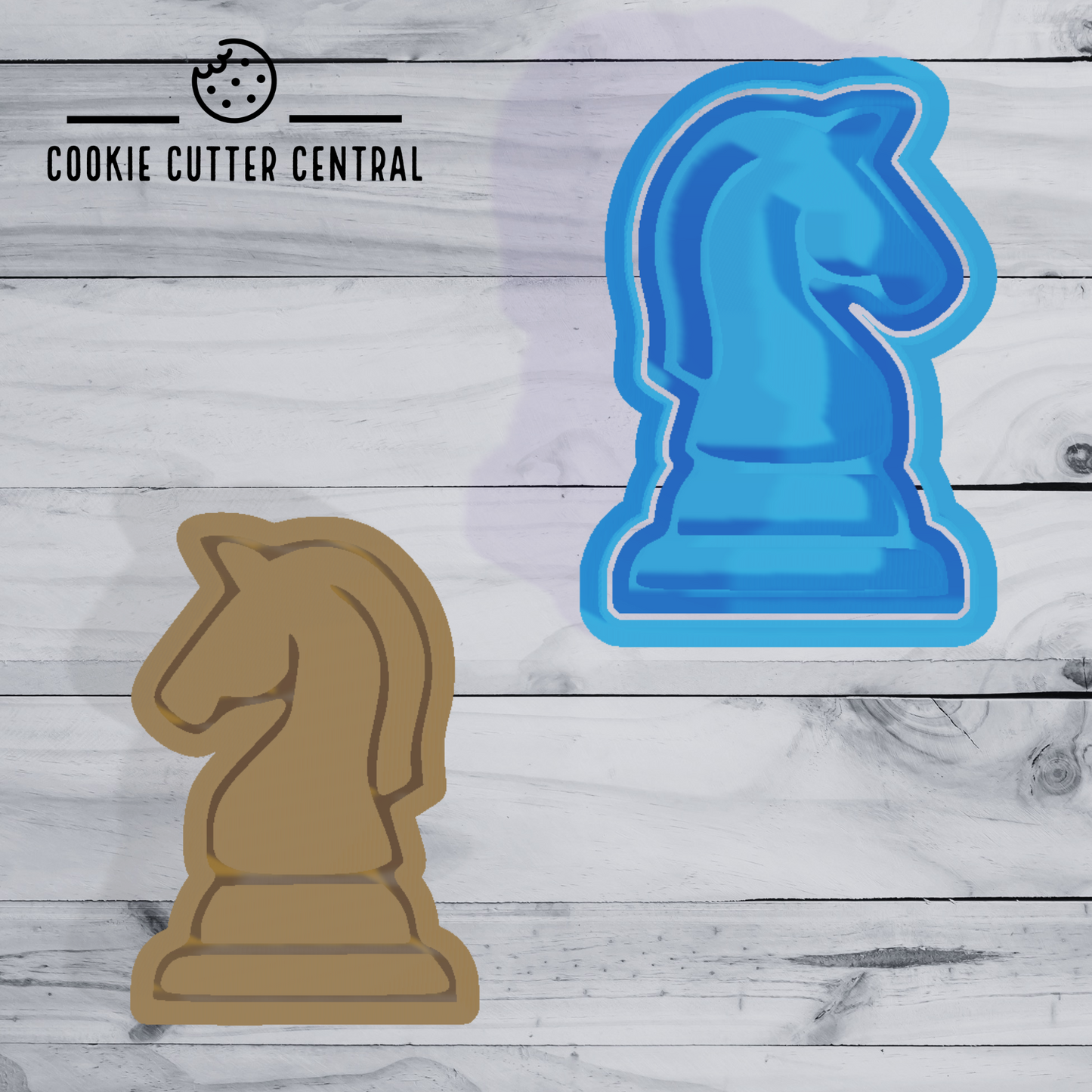 Chess Pieces Cookie Cutter & Embosser Set