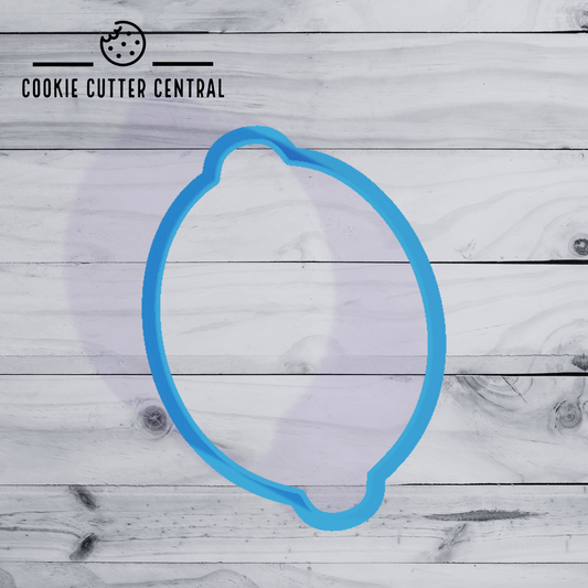 Lemon Shaped Cookie Cutter - 8cm x 5.8cm
