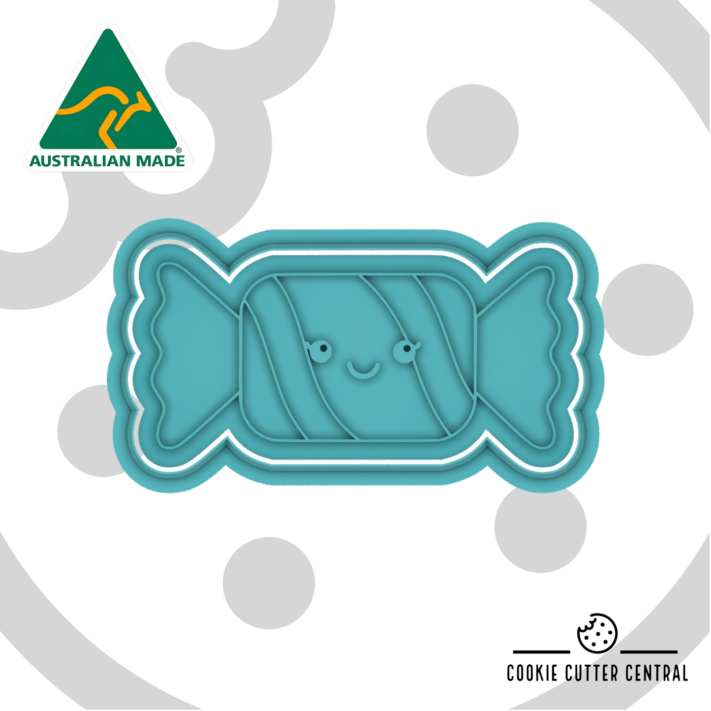 Lolly Cookie Cutter and Embosser - 4.4cm x 8.7cm