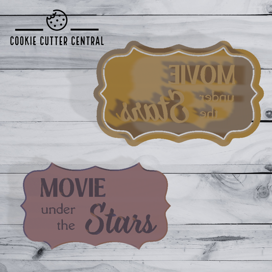 Movie under the Stars Cookie Cutter and Embosser - 5.6cm x 9.7cm