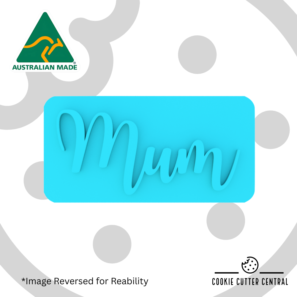 Mum Fondant Embosser - Fits 7.5cm Circle