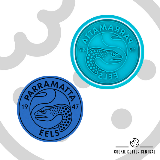 NRL Paramatta Eels Logo - 7.5cm Round
