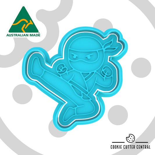 Ninja Cookie Cutter and Embosser - 7.5cm x 7.6cm