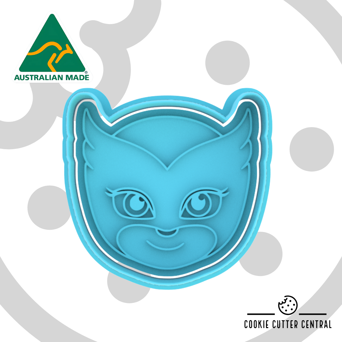 PJ Masks - Owlette Cookie Cutter and Embosser - 6.3cm x 6.6cm