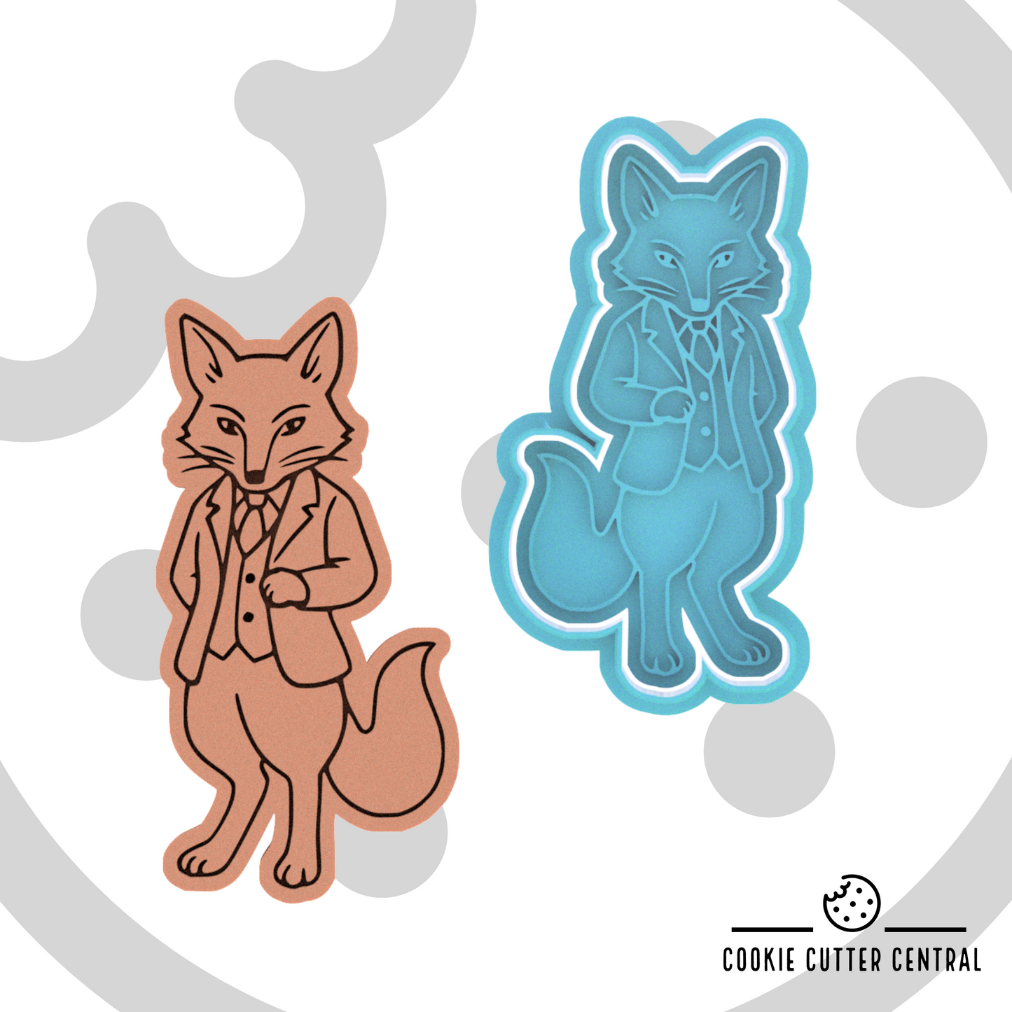 Peter Rabbit - Mr Tod Cookie Cutter and Embosser - 9.6cm x 4.8cm