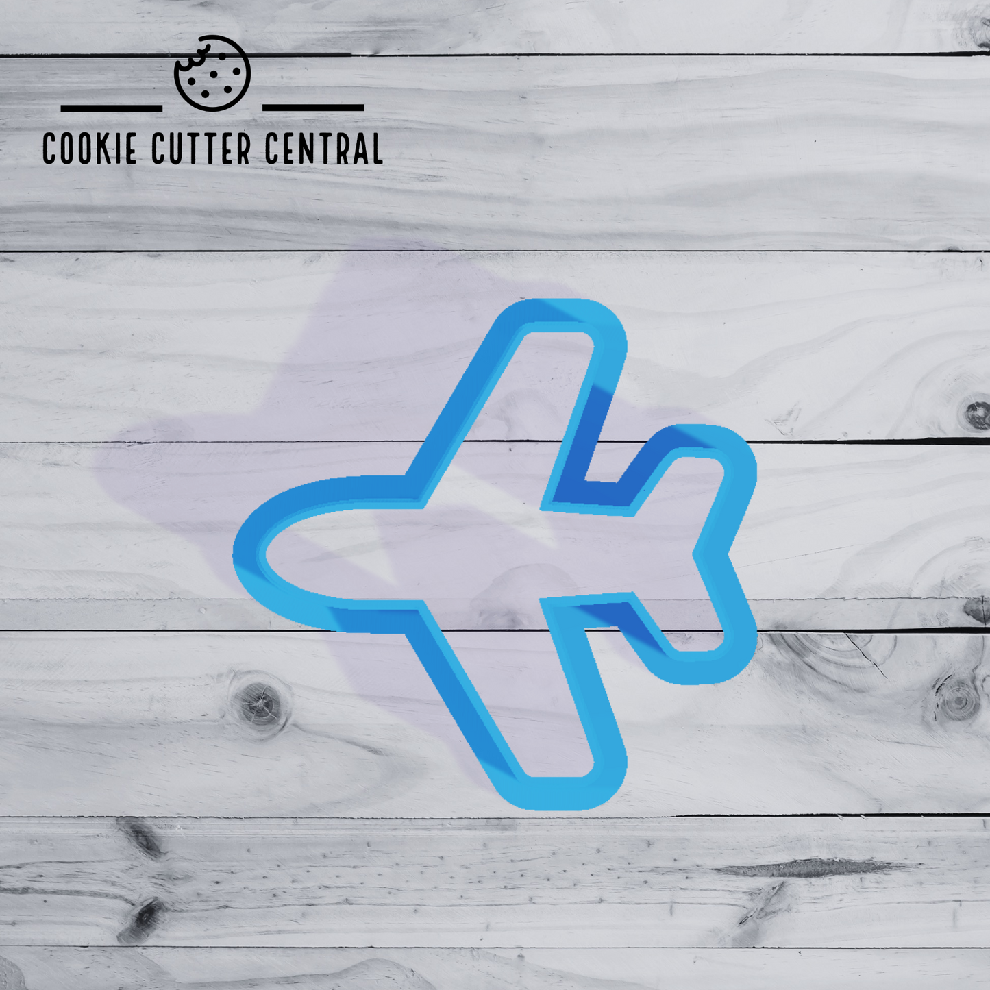 Plane fondant Cutter - 5.3cm x 5.5cm