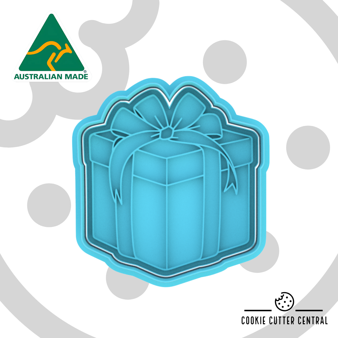 Present Cookie Cutter and Embosser - 7.7cm x 7.1cm