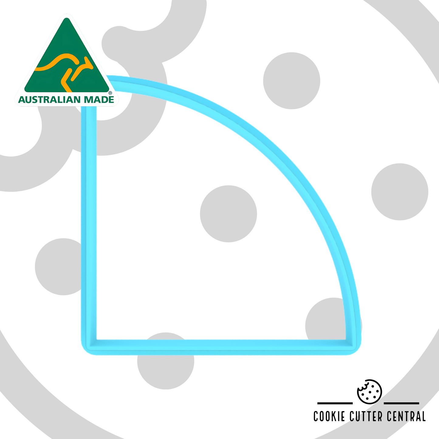 Quarter Circle Cookie Cutter