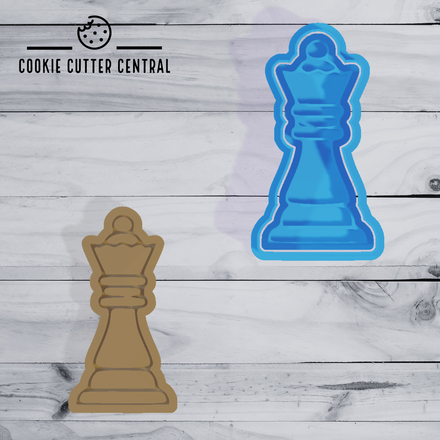 Chess Pieces Cookie Cutter & Embosser Set