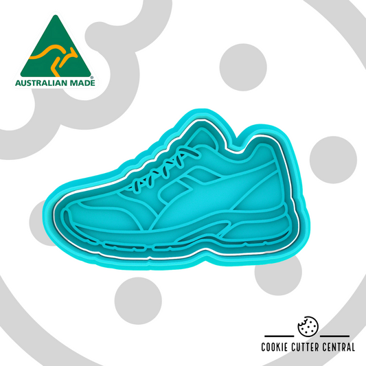 Sneaker Cookie Cutter and Embosser - 5.2cm x 9.3cm